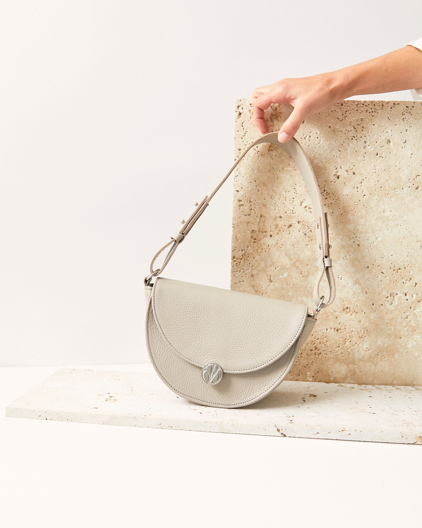 Natural Leather Handbag ASTROS