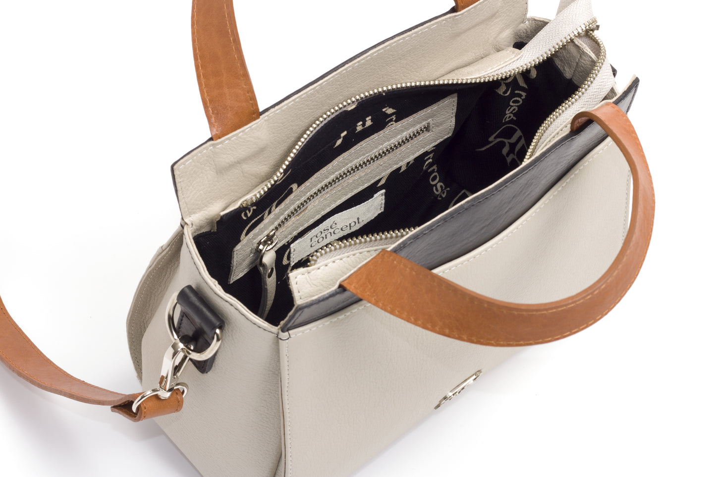 Natural Leather Handbag EMILY