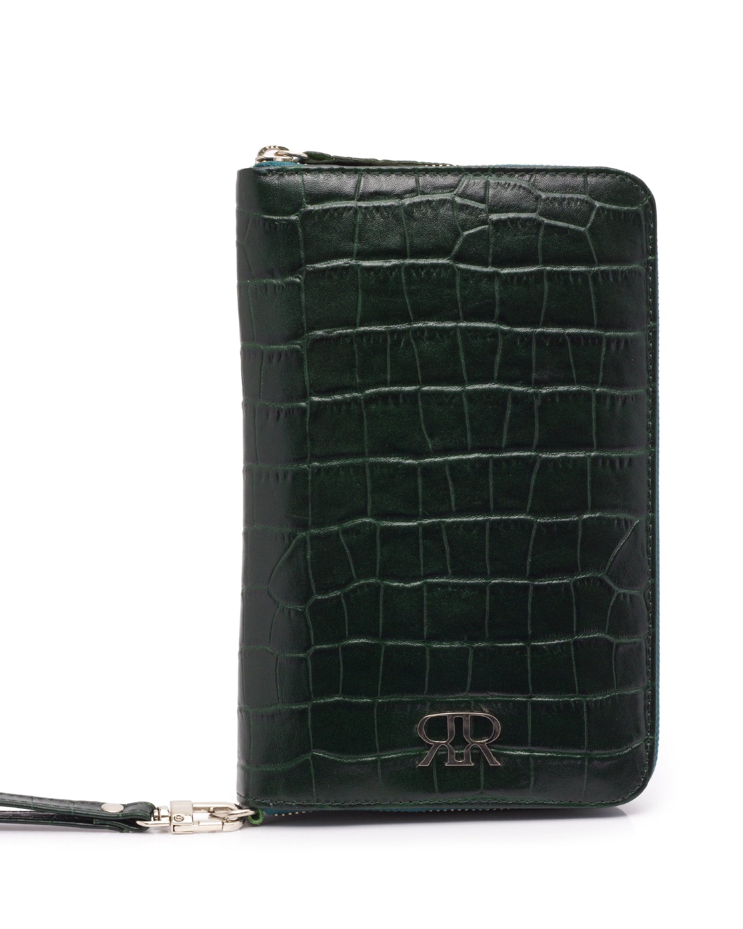 Green Leather Document Holder GINEVRA