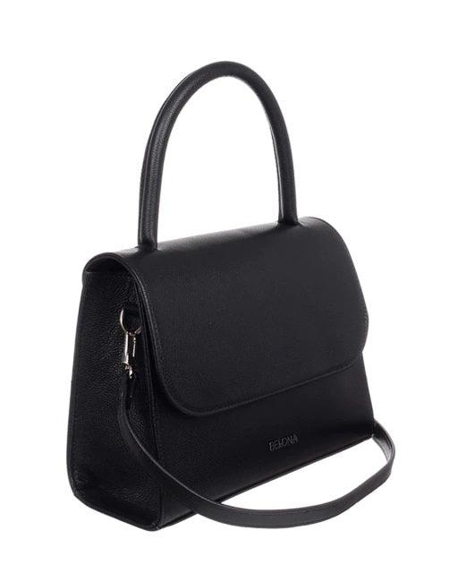 Black Leather Handbag MER