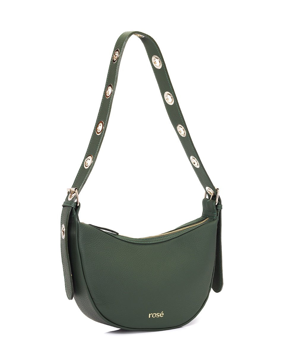 Green Leather Handbag BARBIE