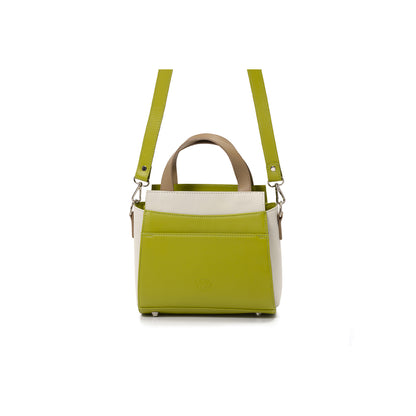 Green Leather Handbag EMILY