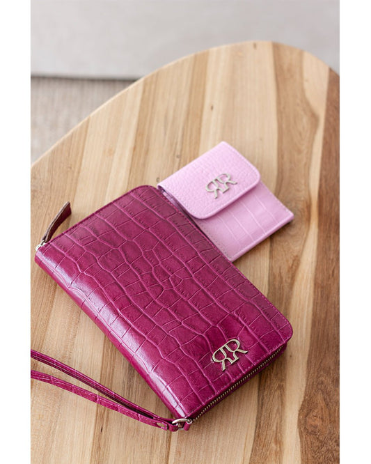 Burgundy Leather Document Holder GINEVRA