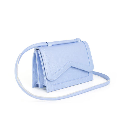 Light Blue Leather Mini Bag LYRA