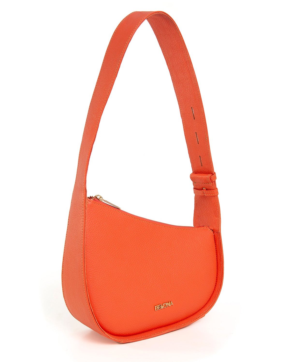 Orange Leather Handbag KUK