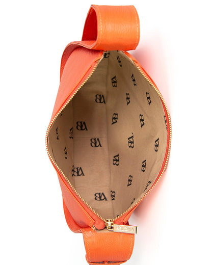 Orange Leather Handbag KUK
