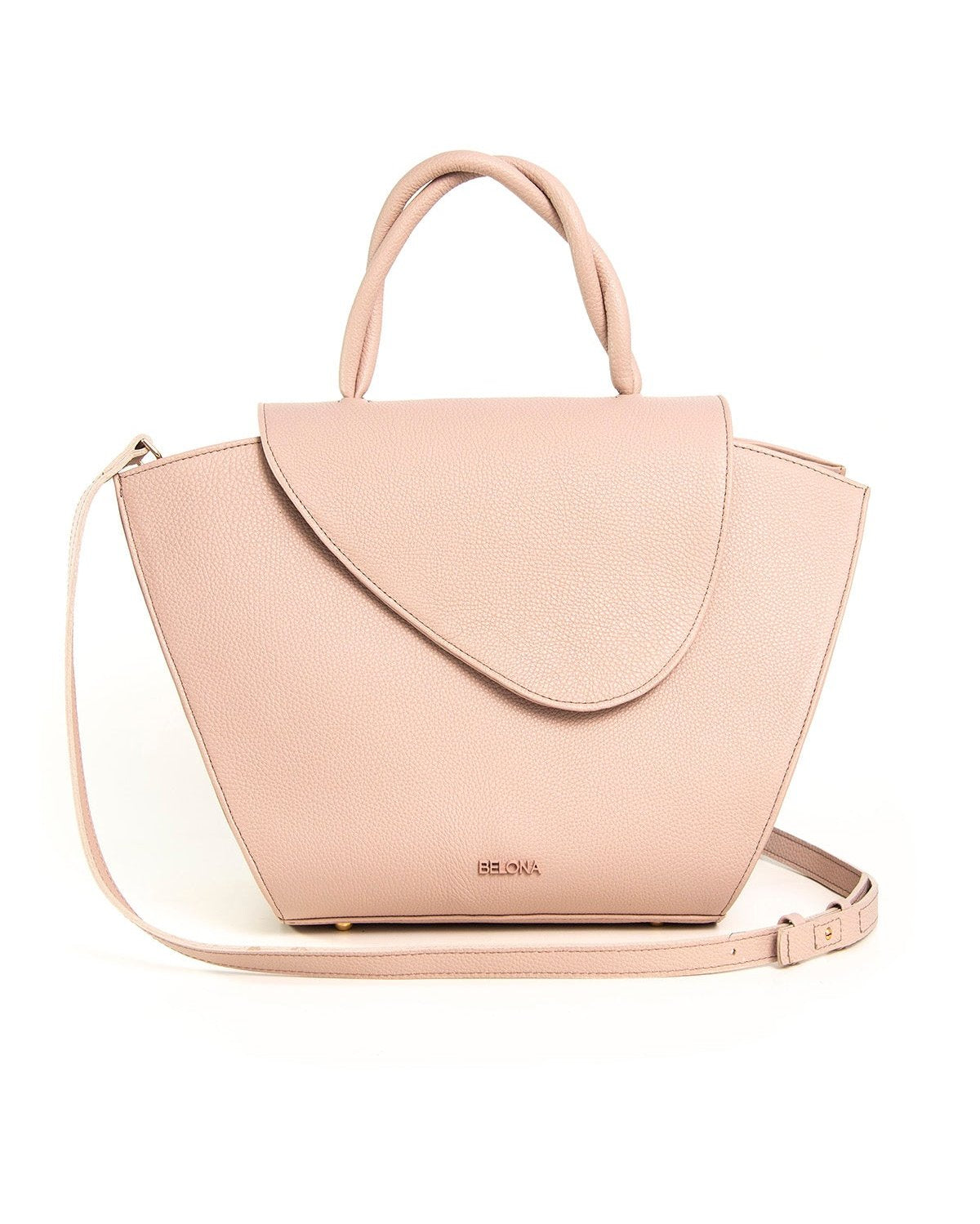 Nude Leather Handbag SERKE