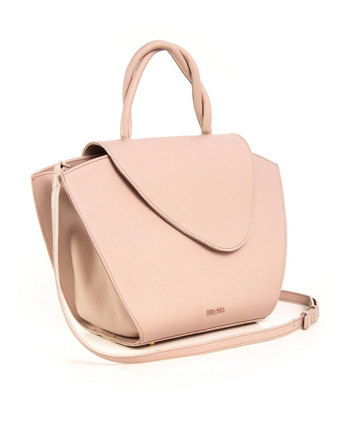 Nude Leather Handbag SERKE