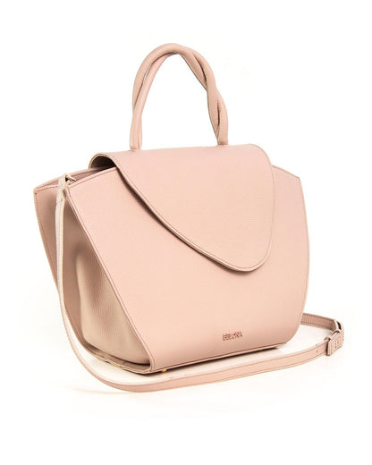 Nude Leather Handbag SERKE