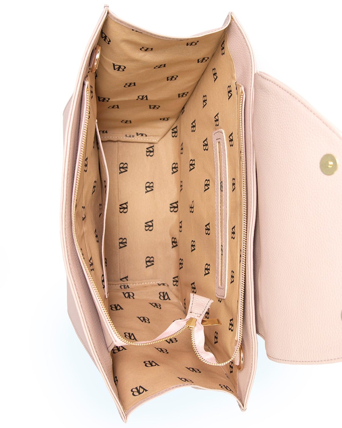 Nude Leather Handbag SERKE