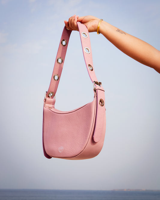 Pink Leather Handbag BARBIE