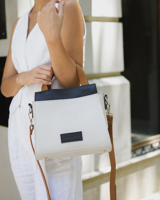 Natural Leather Handbag EMILY