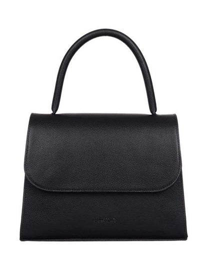 Black Leather Handbag MER