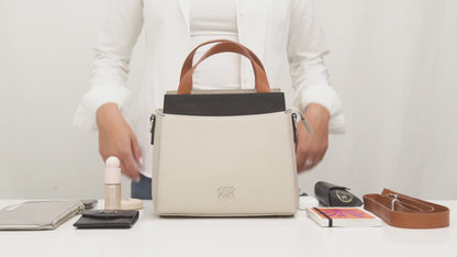 Natural Leather Handbag EMILY